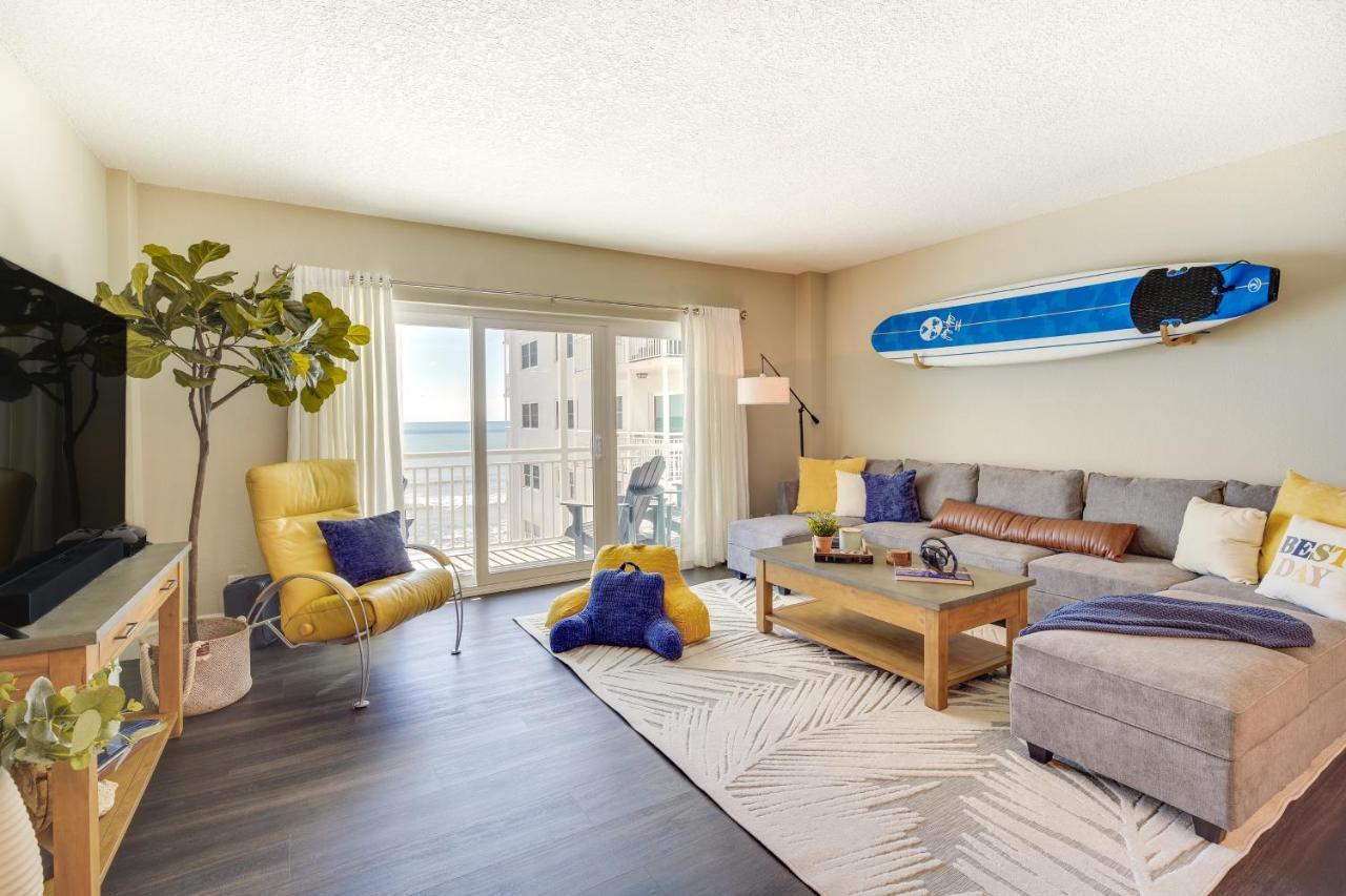 Oceanfront Satellite Beach Condo With Balcony, Views 외부 사진
